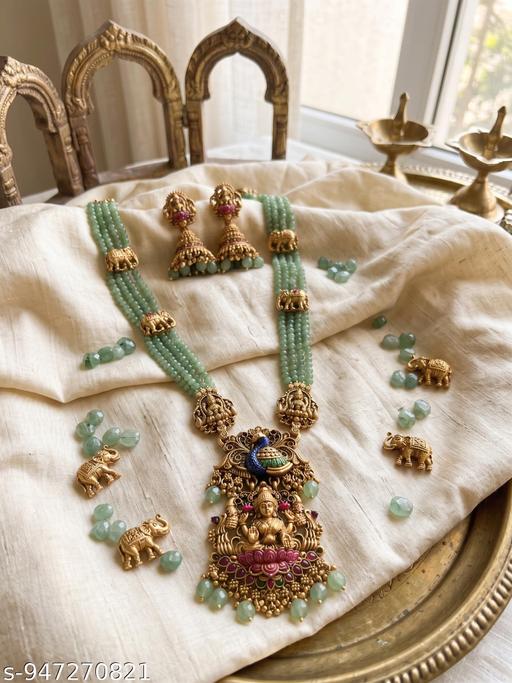 jewellery,choker,necklace,jewellery set,indian wedding jewellery set,Maangalyam/Murukku,south,indian,maharastrian,highquality set for women girls - amamestyle