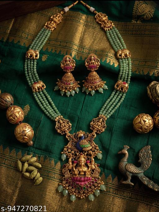jewellery,choker,necklace,jewellery set,indian wedding jewellery set,Maangalyam/Murukku,south,indian,maharastrian,highquality set for women girls - amamestyle