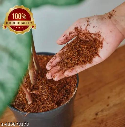 Cocopeat for plants - 1kg Block Cocopeat 100% Natural Eco-Friendly Cocopeat Block for Home Garden Plants, Hydroponic Plants, Kitchen & Terrace Gardening, Indoor & Outdoor Plants - Anuloria 