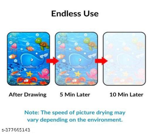 Reusable Magic Water Quick Dry Book for Water Coloring with Magic Pen Painting Board for Children Education Drawing Pad (Random Design) (Pack of 2) - Anuloria 