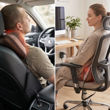Professional Massage Pillow – Heat & Rollers | Velvet Wellness - Anuloria 