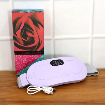 Menstrual Cramp Relief Belt – Rechargeable Heating Pad | Velvet Wellness - Anuloria 