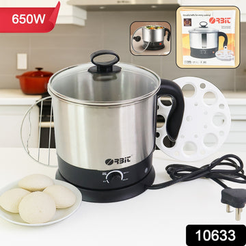Electric Idli Cooker – 650W Stainless Steel Steamer for Healthy Meals - Anuloria 