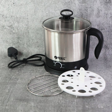 Electric Idli Cooker – 650W Stainless Steel Steamer for Healthy Meals - Anuloria 