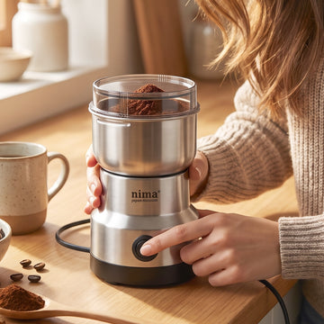 Mini Electric Grinder 150W Stainless Steel for Coffee Spice and Mas... - Anuloria 