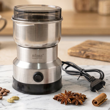 Mini Electric Grinder 150W Stainless Steel for Coffee Spice and Mas... - Anuloria 