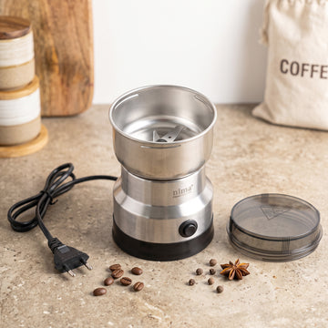 Mini Electric Grinder 150W Stainless Steel for Coffee Spice and Mas... - Anuloria 