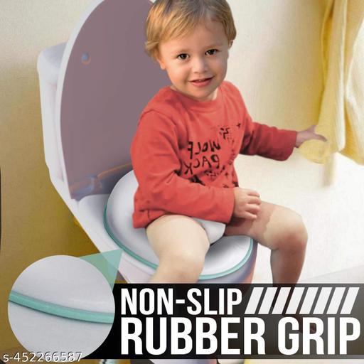 PENTOLE Portable Baby Potty Training Seat for Boys and Girls Potty seat Toilet Seat for Kids 0 to 5 years Child Toddler Non-Slip with Splash Guard Fits Round & Oval Western Toilets, Blue - Anuloria 
