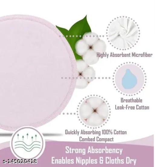 KATKAN PREMIUM QUALITY NURSING BREST PAD, REUSABLE, HIGHLY ABSORBENT, EASY TO USE SET OF 6 PCS. - Anuloria 
