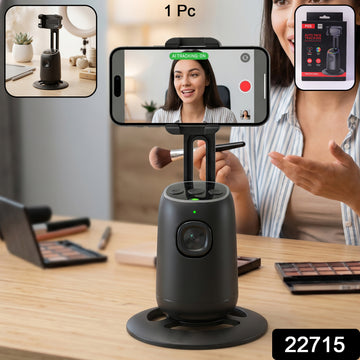 AI Face Tracking Mobile Holder – Hands-Free 360° Video Streaming - Anuloria 