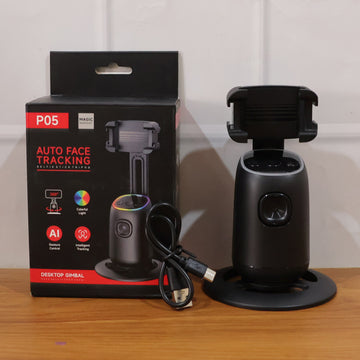 AI Face Tracking Mobile Holder – Hands-Free 360° Video Streaming - Anuloria 