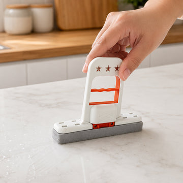 Handheld Mini Sponge Mop Squeeze Cleaner for Kitchen Counter and Gl... - Anuloria 