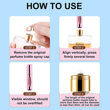 Refillable Mini Perfume Spray Bottle for Office and Daily Use (1 Pc) - Anuloria 