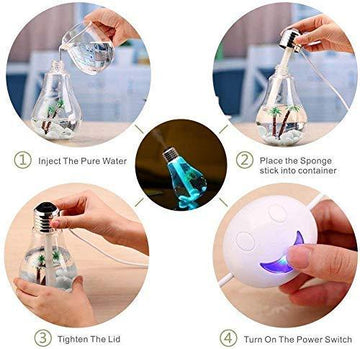Automatic Air Freshener Humidifier – Cool Mist, LED Light | Velvet Wheels - Anuloria 