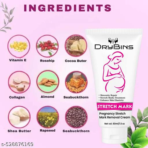 Drybins Stretch Mark Cream For Women For Scars, Stretch Mark, Ageing, Uneven Skin Tone, Firming & Nourishment Stretch mark remove Cream Pack of 1 - Anuloria 
