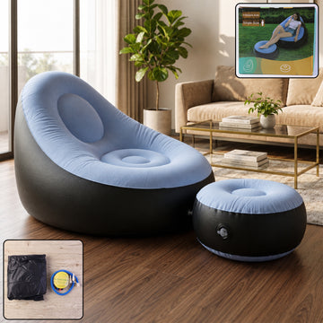 Inflatable Sofa Chair – Portable, Comfortable Indoor & Outdoor Seating - Anuloria 