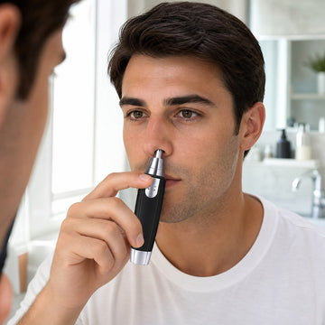 Ear & Nose Hair Trimmer – Painless, Battery-Operated | Calm & Curl - Anuloria 