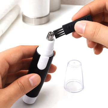 Ear & Nose Hair Trimmer – Painless, Battery-Operated | Calm & Curl - Anuloria 