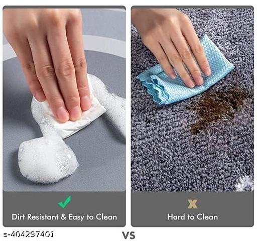 Bathroom mat, Door Mat, Floor Mat, Bath Mat, Doormat, Bathroom Carpet | Non Slip mat for Bathroom Cushion Mat Super Absorbent Soft Carpet, Quick Dry Dirt Barrier for Home, Office(40x60 cm) (pack of 1) - Ariva Store