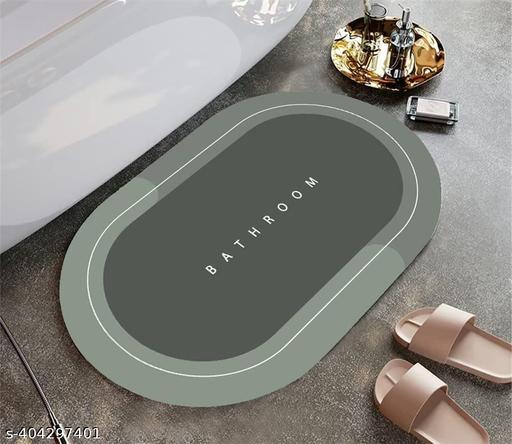 Bathroom mat, Door Mat, Floor Mat, Bath Mat, Doormat, Bathroom Carpet | Non Slip mat for Bathroom Cushion Mat Super Absorbent Soft Carpet, Quick Dry Dirt Barrier for Home, Office(40x60 cm) (pack of 1) - Ariva Store