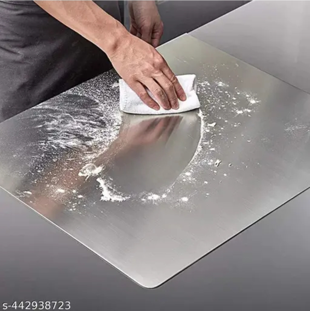 Stainless Steel Chopping Board, Heavy Duty Choping-Board Vegetable, Meats Vegetable Chopper Boards,(Pack of 1) - Ariva Store