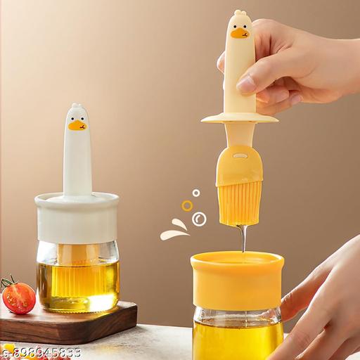 Combo Offer Plastic Oil Dispenser, 250ml+500ml+1000ml, Pack of 3, Clear - Ariva Store