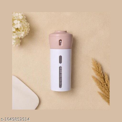 4 in 1 Travel Size Refillable Dispenser Bottle Set | PET Pump Leak-Proof Plastic Containers for Shampoo, Lotion, Cosmetic Liquids | Compact & Portable Travel Toiletries Storage Organizer  - Ariva Store