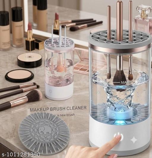 Makeup Brush Cleaner Machine New Electric Cosmetic & Painting Brush Cleaner, Automatic Spinning Makeup Deep Cleaning Usb Powered Brush Cleaner Compatible With All Size Makeup Brushes - Ariva Store