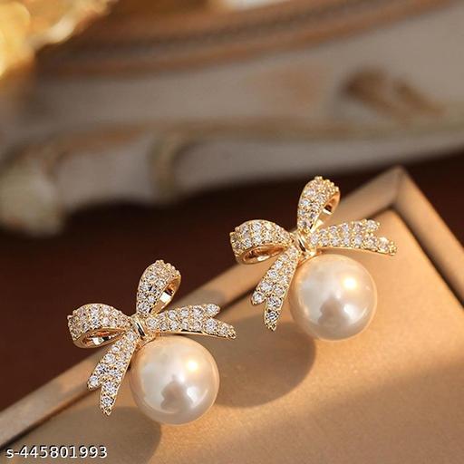 Combo Pack of 2 Korean Stud Earrings For Women And Girls - Aurafashion