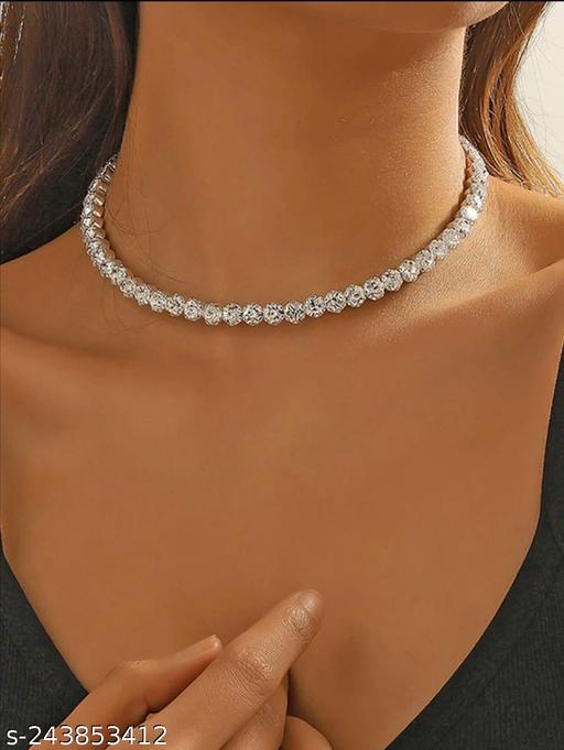 Women Hasli Neckless Choker Set For Women And Girl'sFor Women And  Pack Of 2 - Aurafashion
