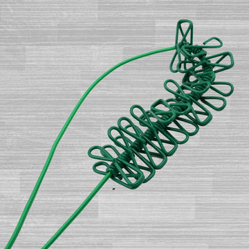 Portable Clothes Drying Rope – Elastic with 12 Clips | FERVENT - Aurafashion