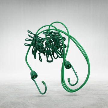 Portable Clothes Drying Rope – Elastic with 12 Clips | FERVENT - Aurafashion