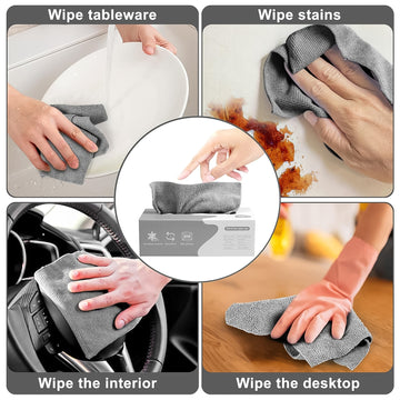 Magic Wipe Cleaning Cloths – Thick, Absorbent & Multi-Purpose (20 Pc) - Aurafashion