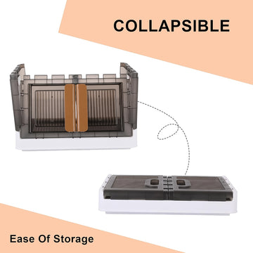 Plastic Folding Wardrobe Organizer – Portable Storage with Wheels - Aurafashion