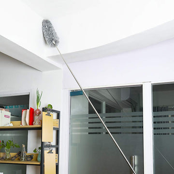Microfiber Duster – 100-Inch Extendable Handle | Velvet Wipe - Aurafashion