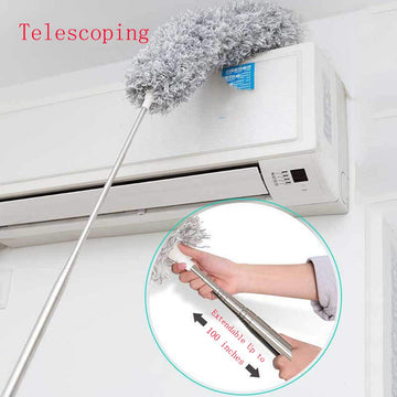 Microfiber Duster – 100-Inch Extendable Handle | Velvet Wipe - Aurafashion