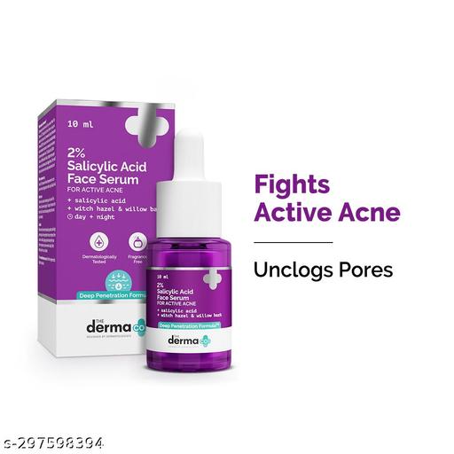 2% Salicylic Acid Serum with Witch Hazel & Willow Bark for Active Acne - 10ml - Aurafashion