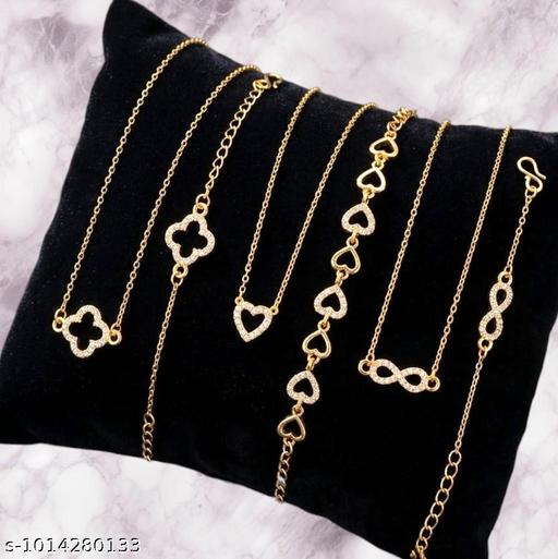 New beautifull fancy bracelet & necklace combo for girls and womens - Aurafashion