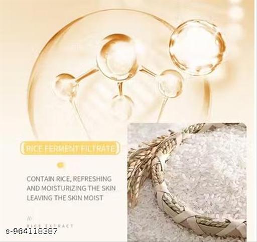 Rice Raw Pulp Whitening Facial  Set with Moisturizing Serum Nourishing Face Cream and Refreshing Toner for Smooth Skin - Aurafashion