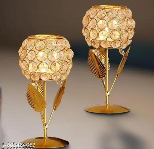Crystal Blossom Tealight Holders - Aurafashion