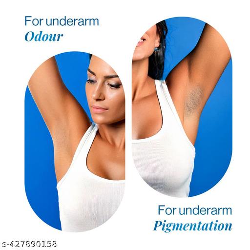 4% Aha Bha Underarm Roll On | Controls Odour & Reduces Pigmentation | 0% Alcohol & 0% Aluminium | Flora Fragrance (50 ml) - Aurafashion