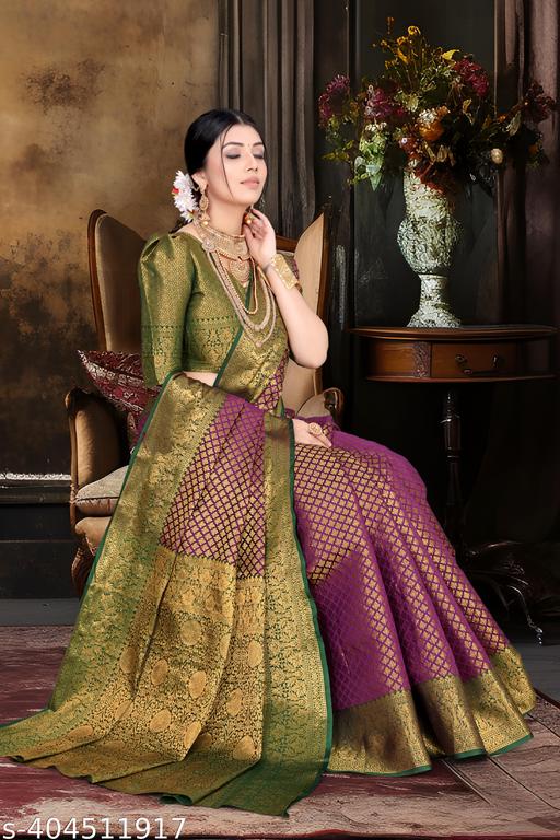 kanjivaram silk saree/new arrival saree/banarasi silk saree/banaras sadi/silky saree /silk saree/wedding saree/partywear saree/letest Exclusive banarasi saree,/women saree//jacqurd saree/kanjivaram SAREE/SOFT BANARASI saree/kanjveeram/dharamvaram silk - Aurafashion