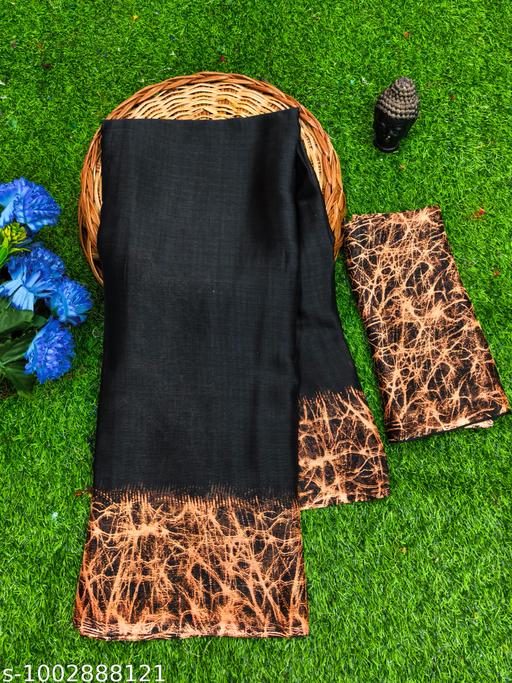Women's Chiffon Georgette Printed Saree With Designer Border & Pallu Fancy Party Wear Saree - Aurafashion