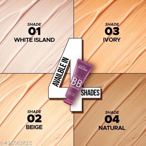 Radiant BB Foundation | Ultra-Creamy & Lightweight Formula | 9 to 5 Stay | Hides Blemishes & Dark Spots | Blends Easily | BB Cream | Dewy Finish | 60g (Ivory| Shade 03) - Aurafashion