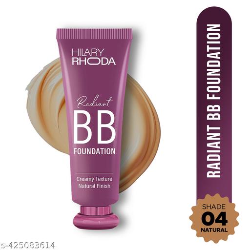 Radiant BB Foundation | Ultra-Creamy & Lightweight Formula | 9 to 5 Stay | Hides Blemishes & Dark Spots | Blends Easily | Dewy Finish | 60g (Natural| Shade 04) - Aurafashion