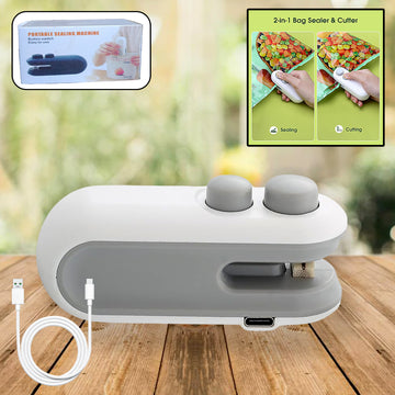 Mini Bag Sealer, 2 in 1 Seal & Cutter Heat Sealers - Nova Cart