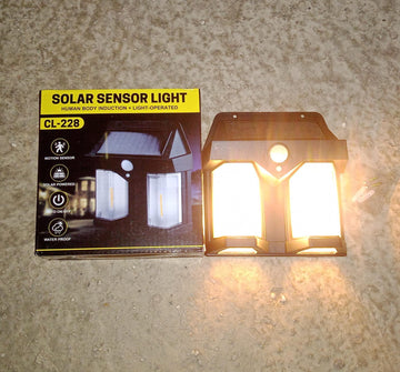 Outdoor Solar Wall Lamp Waterproof High Quality Induction Garden Night Lamp 1 Pc - Nova Cart