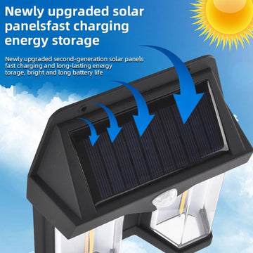 Outdoor Solar Wall Lamp Waterproof High Quality Induction Garden Night Lamp 1 Pc - Nova Cart