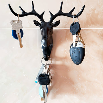 Deer Head Self Adhesive Wall Door Hook Hanger - Nova Cart