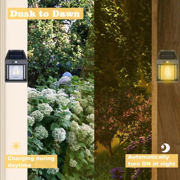 Solar Wall Lamp – Wireless Outdoor Light with Motion Sensor & 3 Modes - Nova Cart